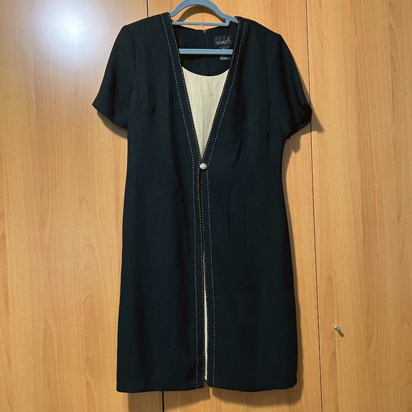 Layered Sheath Dress - Picture 2 of 5